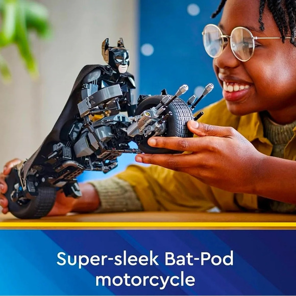 🆕Kids | Lego Batman Figure & Bat Pod Bike - Picture 4 of 14